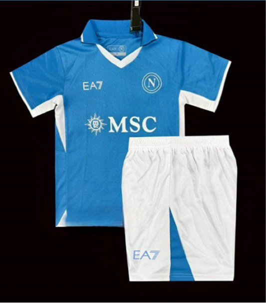Kit Enfant Naples domicile bleu 2024-2025