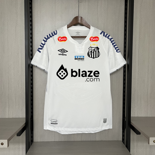Maillot football Santos domicile All Sponsors 2024/25