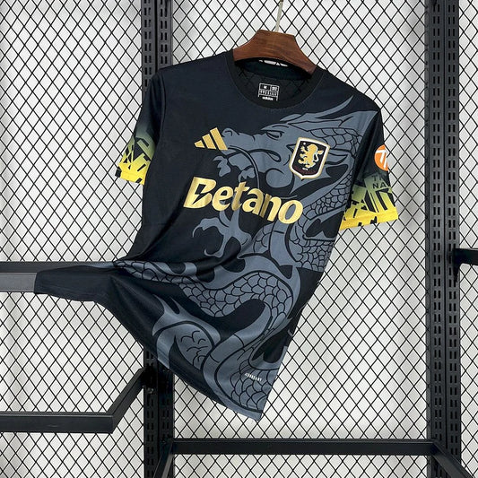 Maillot Aston Villa Extérieur 2025-2026 - Noir