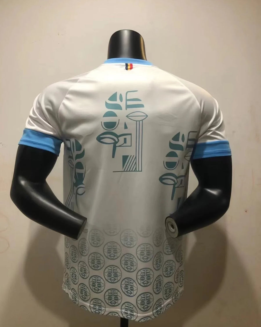 Maillot football Congo (kinn) blanc 2023/24