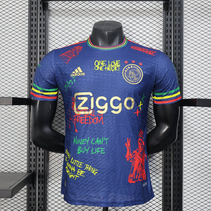 Maillot football Ajax Amsterdam Player Version Bob Marley 2025/26