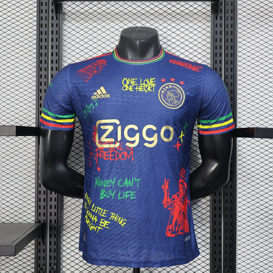 Maillot football Ajax Amsterdam Player Version Bob Marley 2025/26