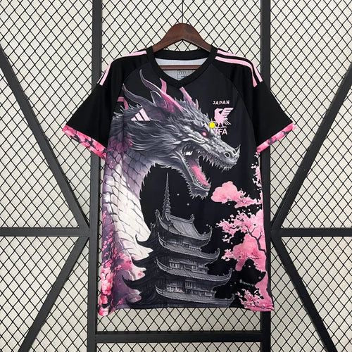 Maillot Japon saison 2023-2024 édition spéciale dragon noir et rose