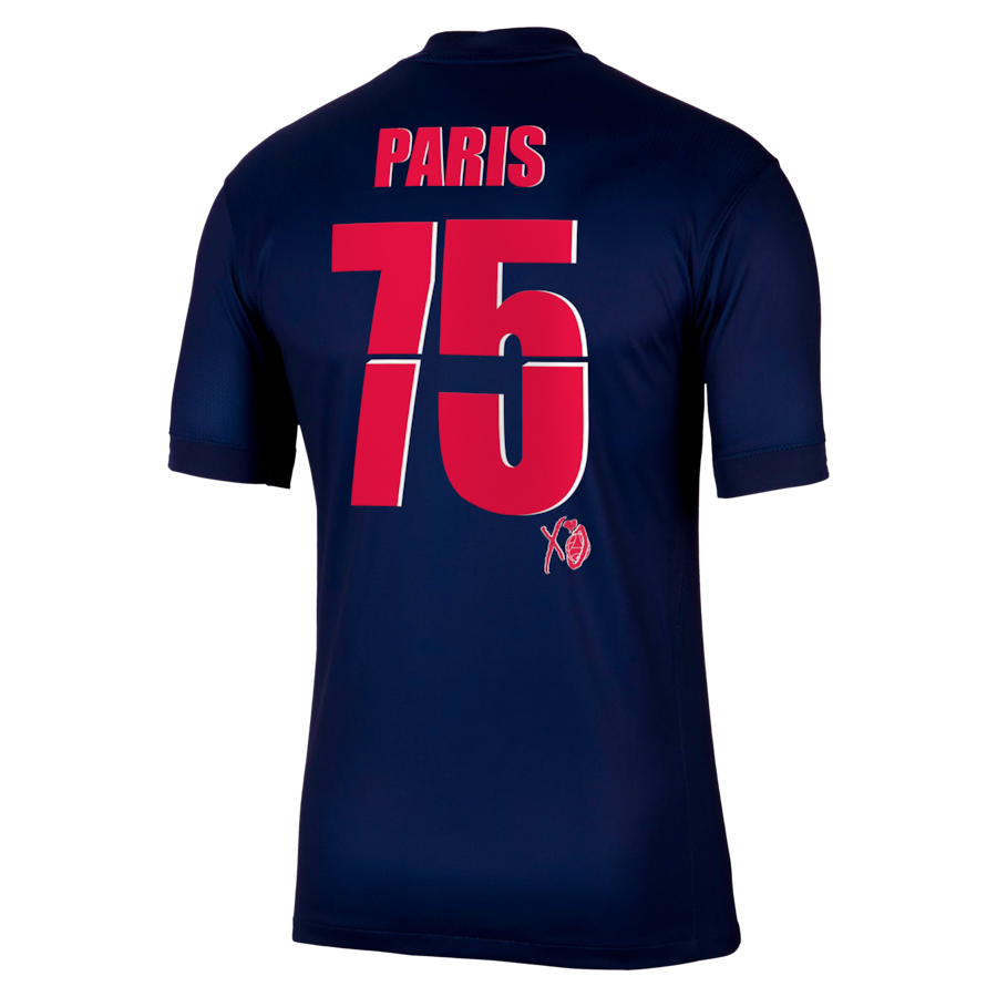 Maillot PSG Domicile 2025-26 Paris-75 XO Édition Spéciale