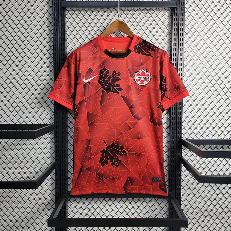 Maillot Canada Domicile Coupe du monde 2023 - Rouge
